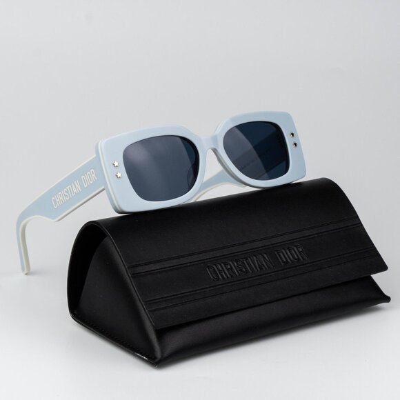 Dior DIORPACIFIC Men Sunglasses Blue White Geometric DIORPACIFIC S1U 80B0 - Picture 2 of 12